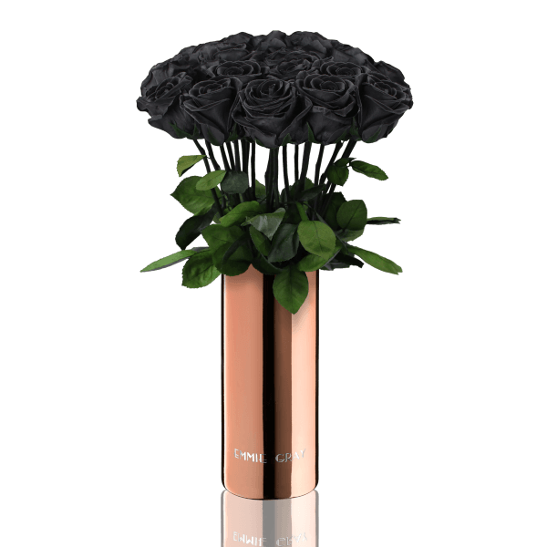 Classic Vase Set | Black Beauty | 15 ROSES