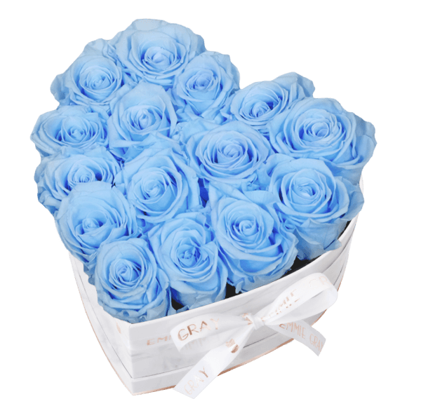 Classic Infinity Rosebox | Baby Blue | M