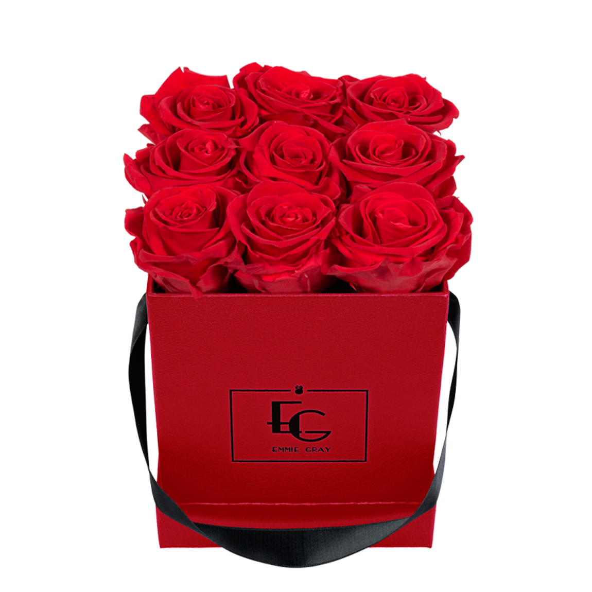 Rote Rosenbox Mit Infinity Rosen Emmie Gray