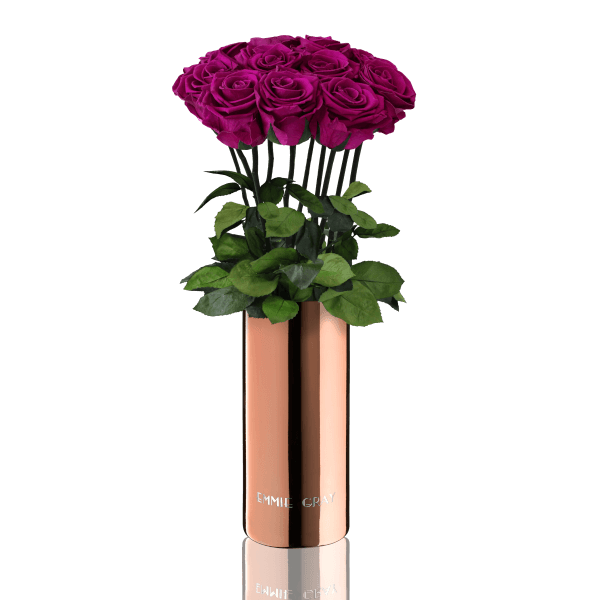 Classic Vase Set | Velvet Plum | 10 ROSES