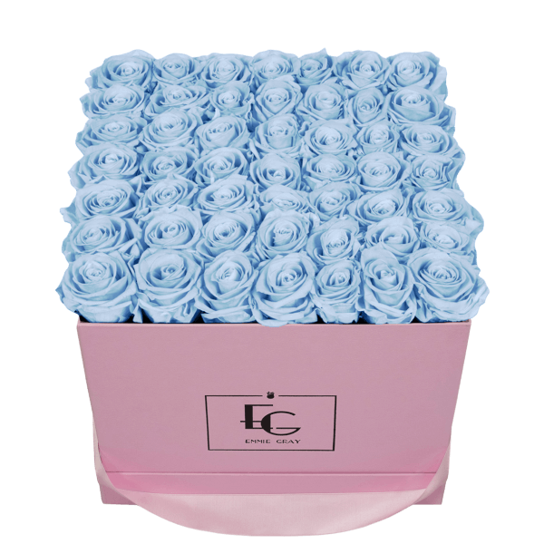 CLASSIC INFINITY ROSEBOX | BABY BLUE | L