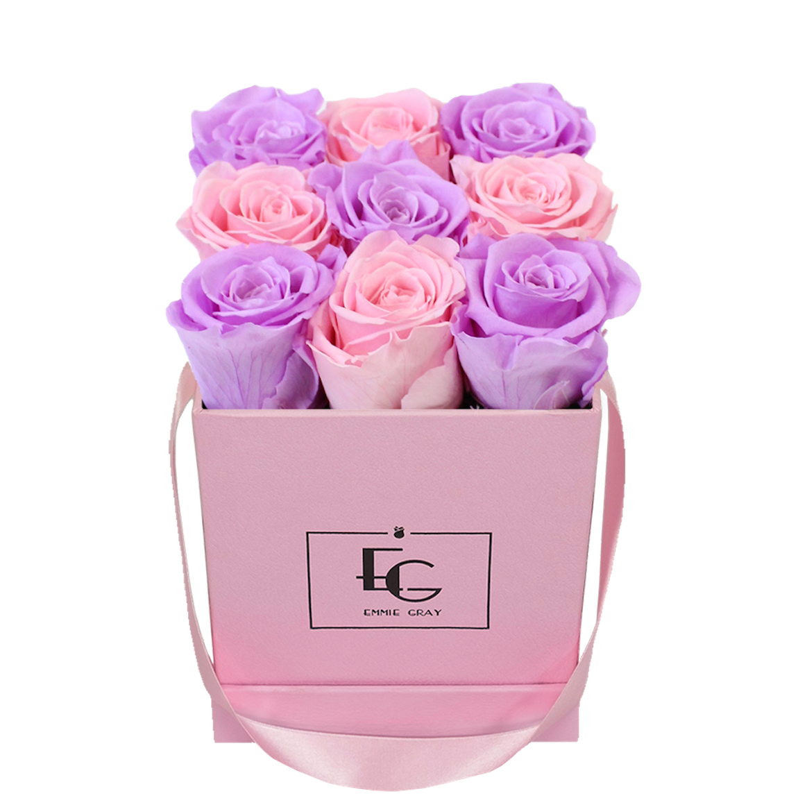 MIX INFINITY ROSEBOX | BRIDAL PINK & BABY LILLI | S