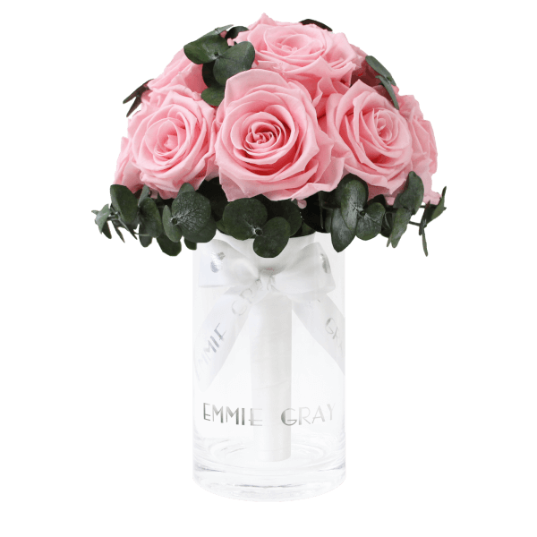 Romantic Eucalyptus Infinity Bouquet | Bridal Pink | S
