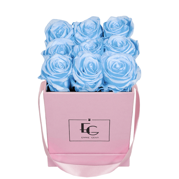 CLASSIC INFINITY ROSEBOX | BABY BLUE | S