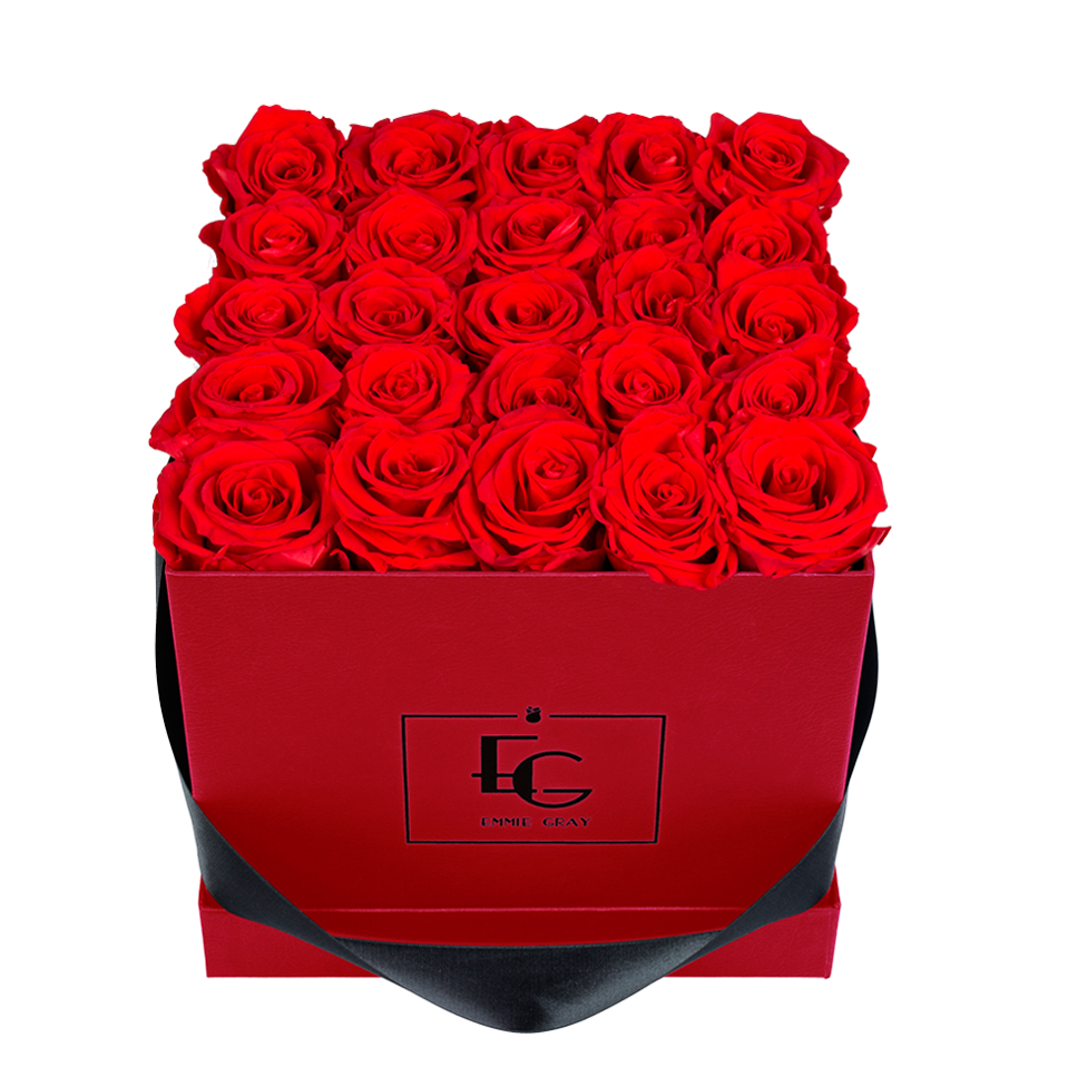 CLASSIC INFINITY ROSEBOX | VIBRANT RED | M