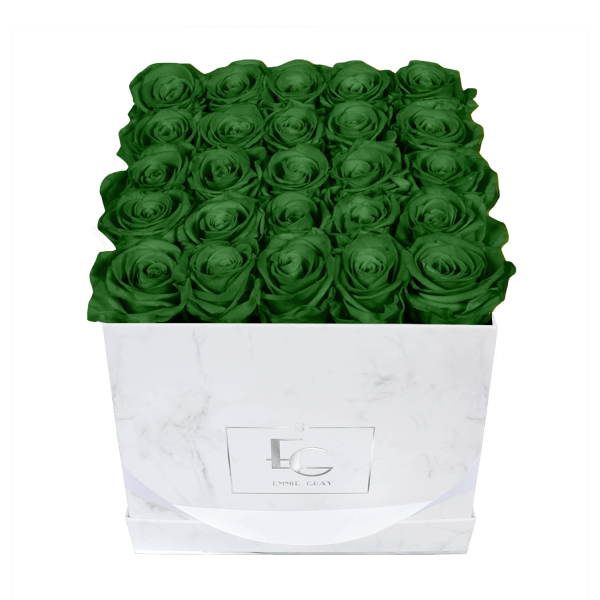 Classic Infinity Rosebox | Emerald Green | M