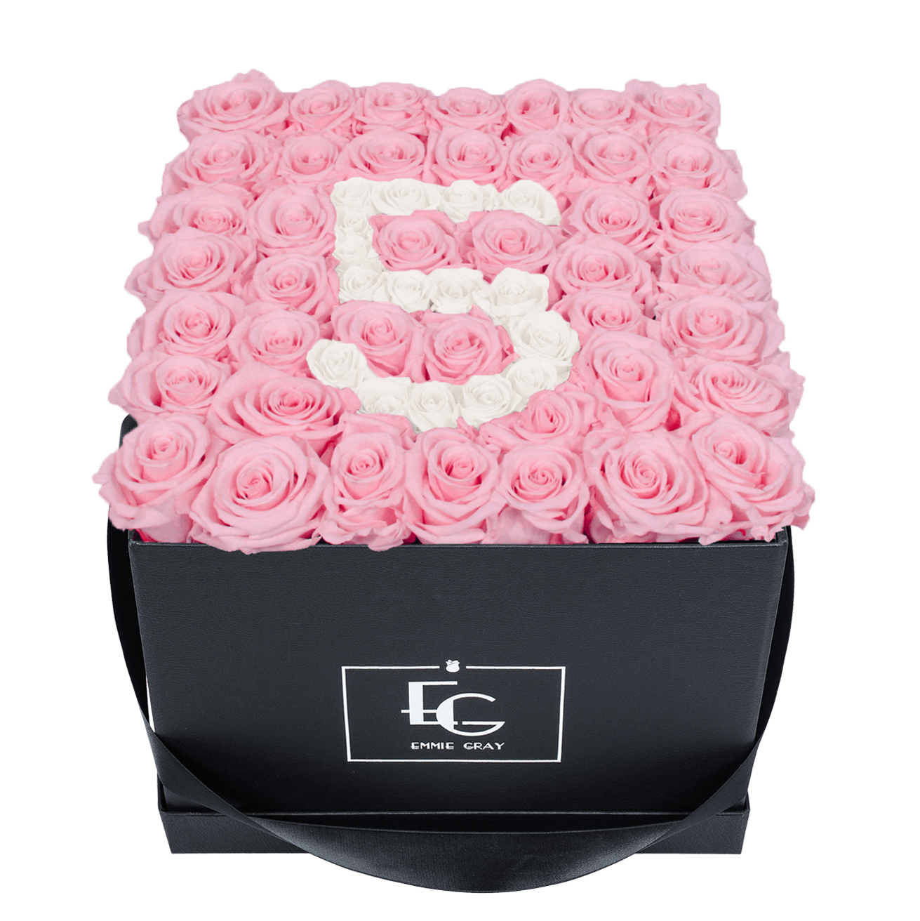 NUMBER INFINITY ROSEBOX | BRIDAL PINK & PURE WHITE | L