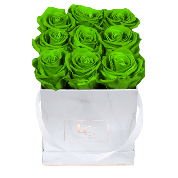 Classic Infinity Rosebox | Green Glow | S