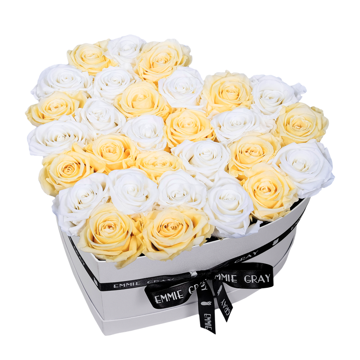 MIX INFINITY ROSEBOX | CHAMPAGNE & PURE WHITE | L