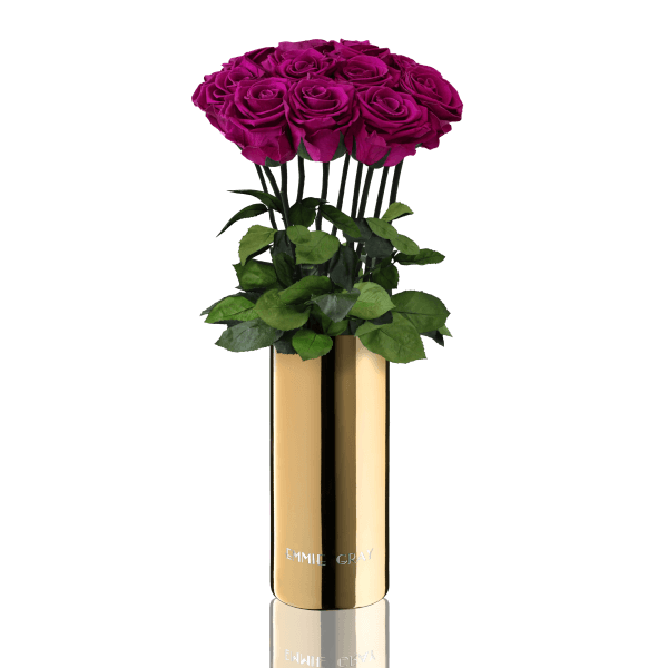 Classic Vase Set | Velvet Plum | 10 ROSES