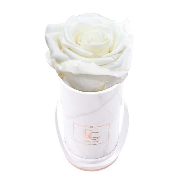 Classic Infinity Rosebox | Pure White | XXS