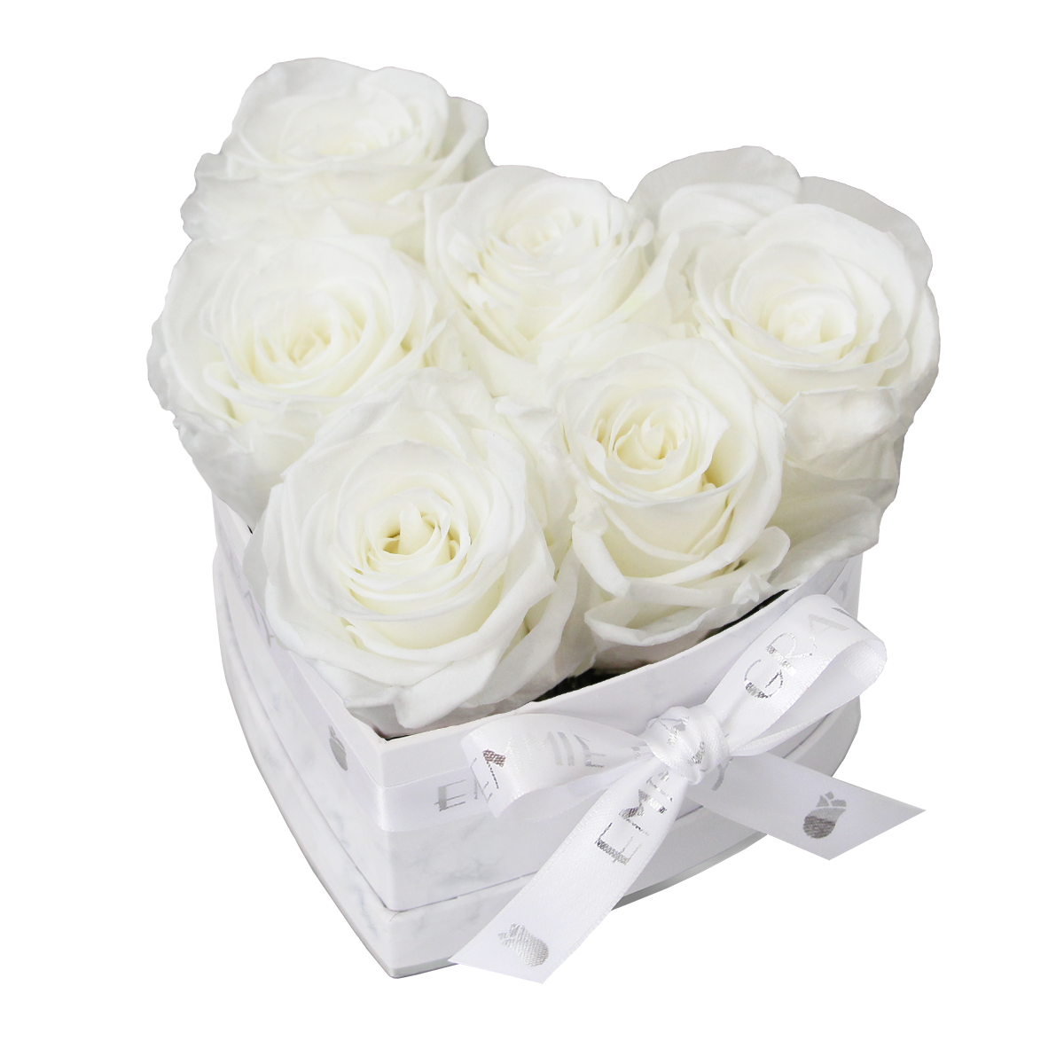 Classic Infinity Rosebox | Pure White | S
