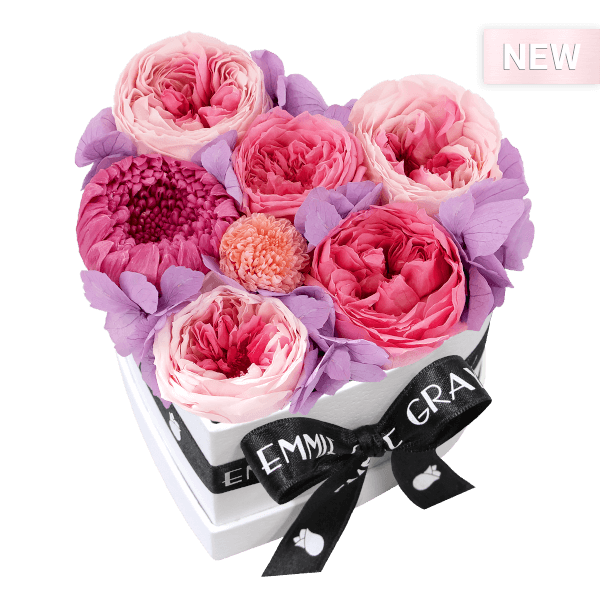 Mix Infinity Rosebox | Bridal Pink, Baby Lilli & Baby Pink | S