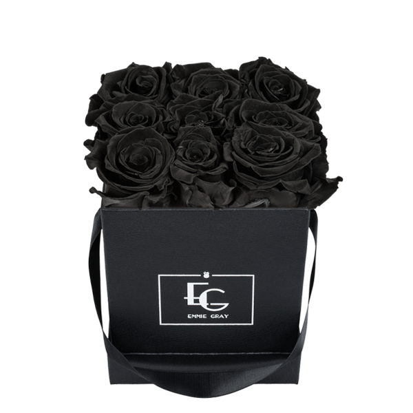 CLASSIC INFINITY ROSEBOX | BLACK BEAUTY | S