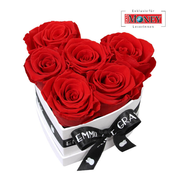 Classic Infinity Rosebox | Vibrant Red | S