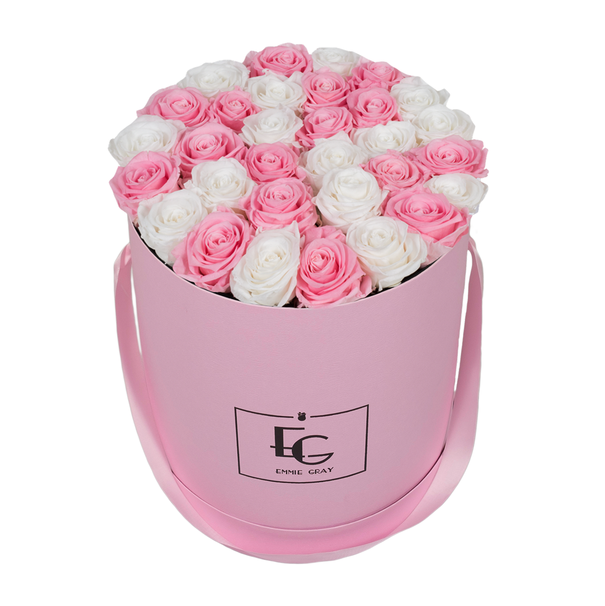 MIX INFINITY ROSEBOX | BRIDAL PINK & PURE WHITE | L MIX INFINITY ROSEBOX | BRIDAL PINK & PURE WHITE | L