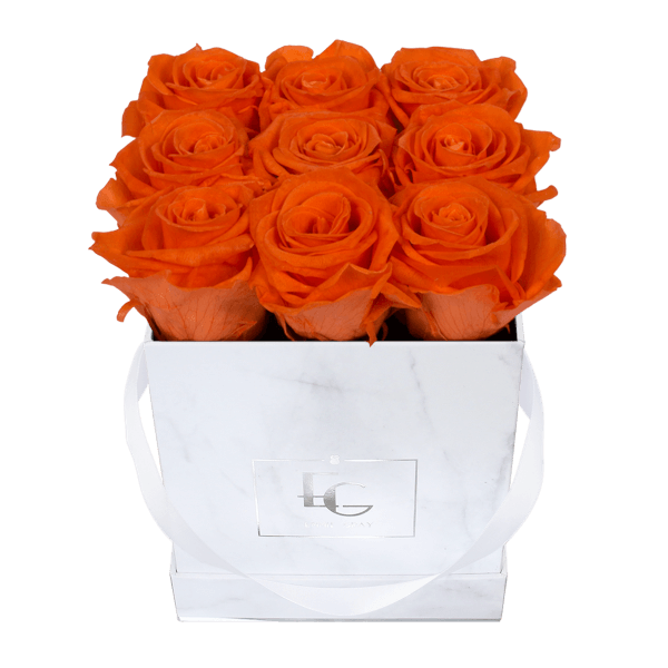 Classic Infinity Rosebox | Orange Flame | S