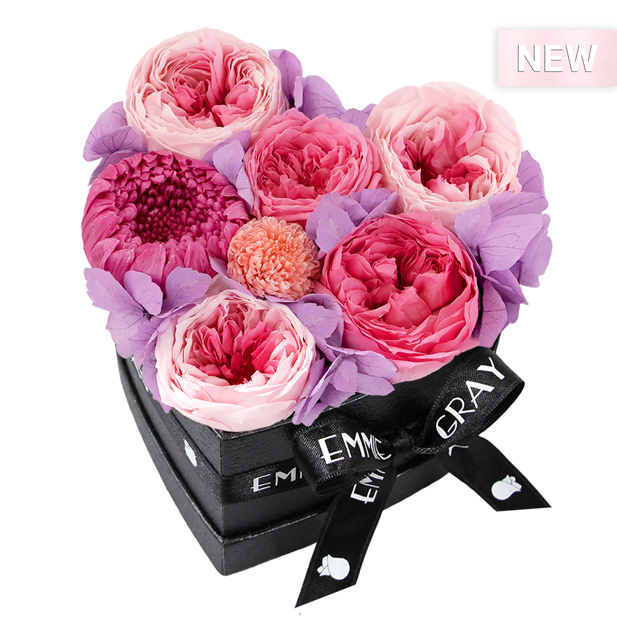 Mix Infinity Rosebox | Bridal Pink, Baby Lilli & Baby Pink | S