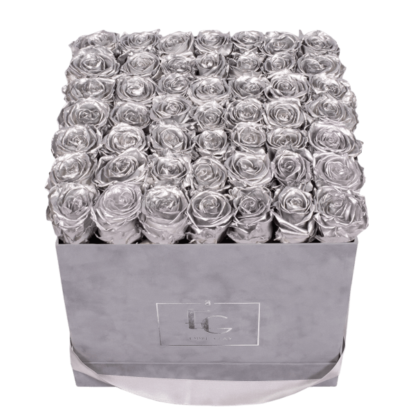 CLASSIC INFINITY ROSEBOX | SILVER | L