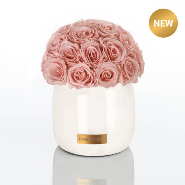 Premium Off White Metallic Infinity | Antique Pink | M