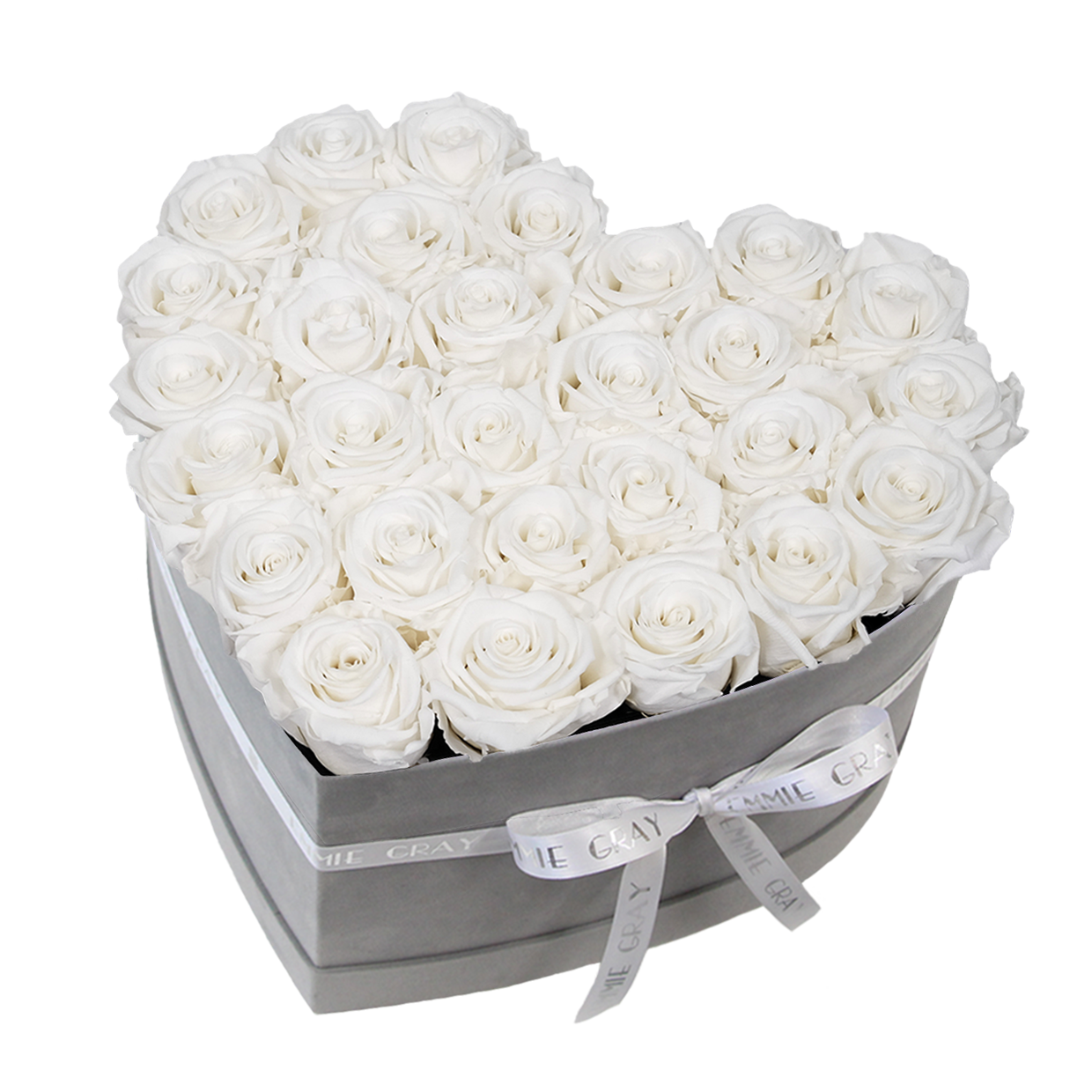 Classic Infinity Rosebox | Pure White | L
