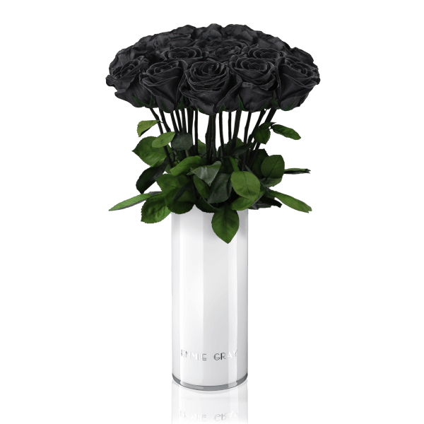 Classic Vase Set | Black Beauty | 15 ROSES