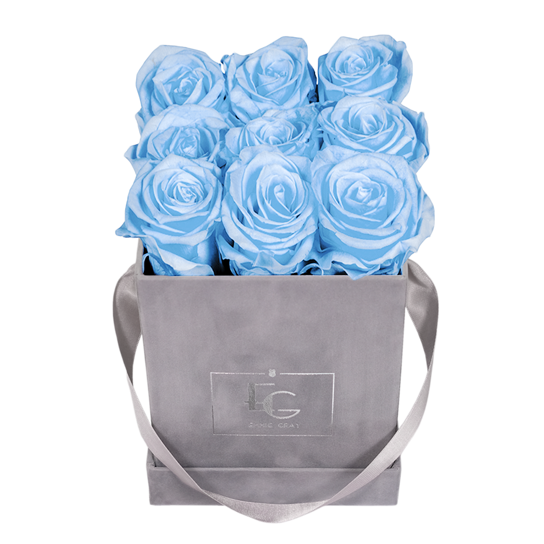 CLASSIC INFINITY ROSEBOX | BABY BLUE | S