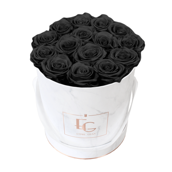 Classic Infinity Rosebox | Black Beauty | M