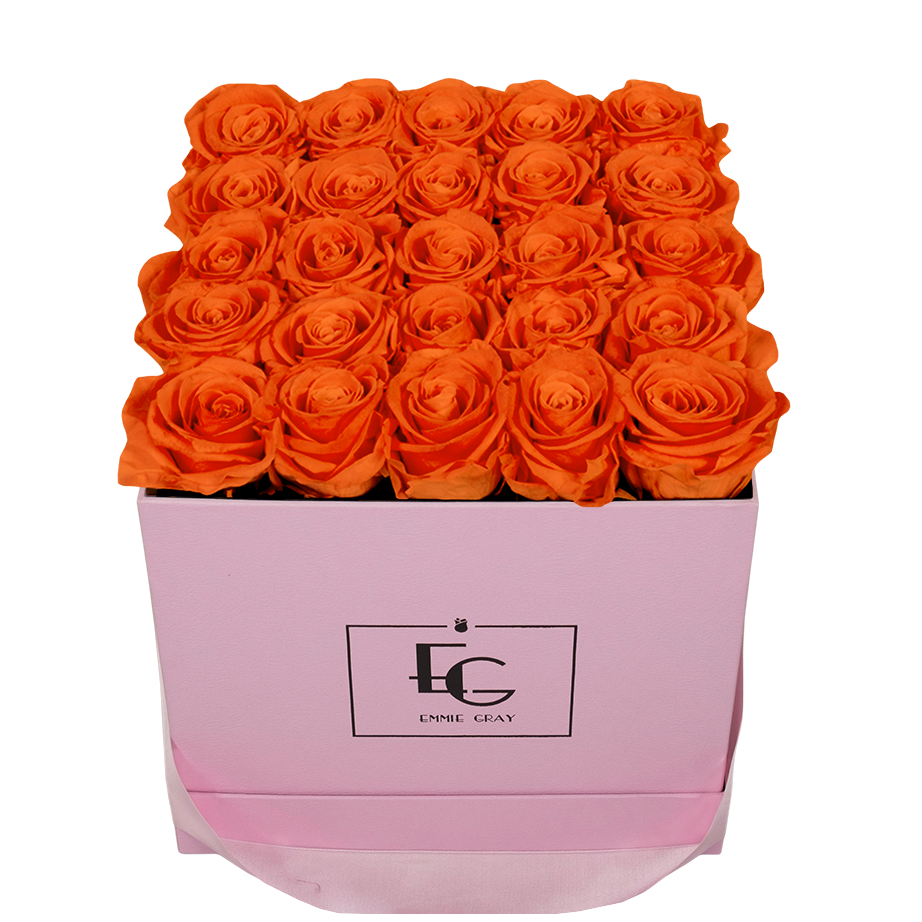 CLASSIC INFINITY ROSEBOX | ORANGE FLAME | M