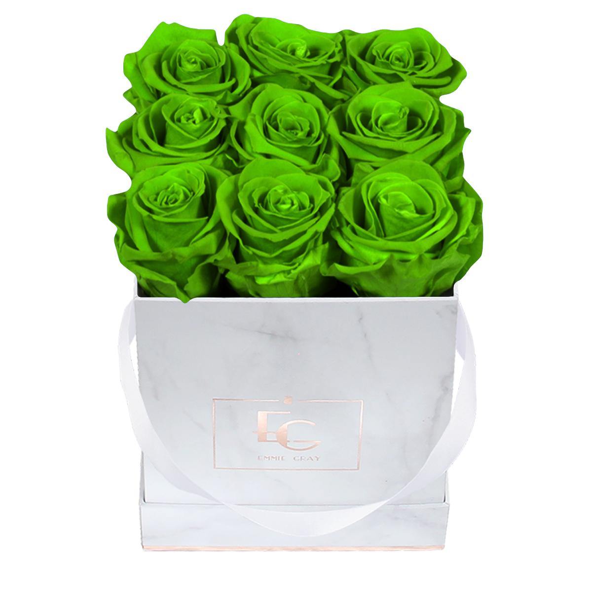 Classic Infinity Rosebox | Green Glow | S