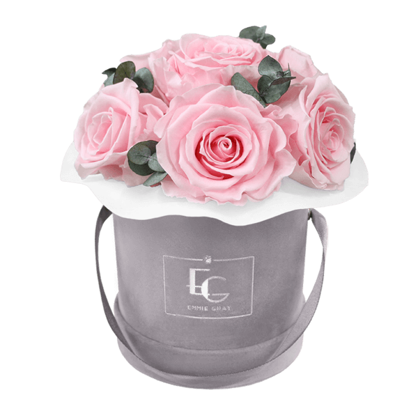 Splendid Eucalyptus Infinity Rosebox | Bridal Pink | XS