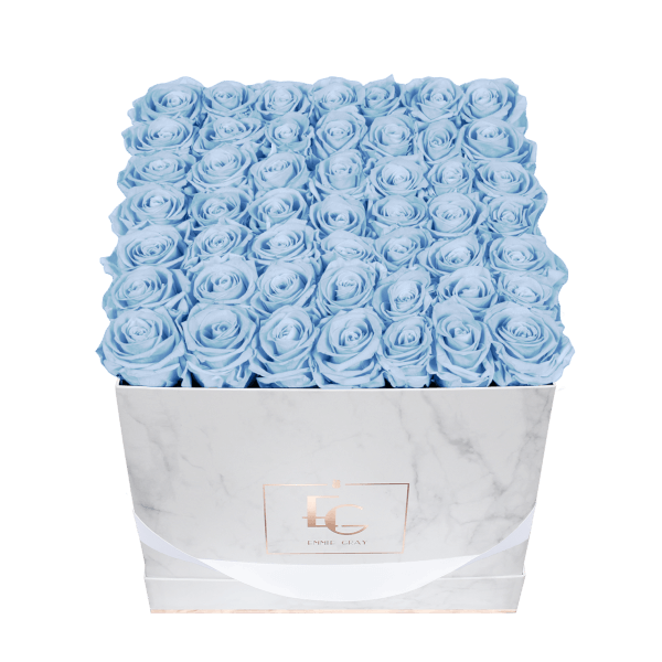 Classic Infinity Rosebox | Baby Blue | L