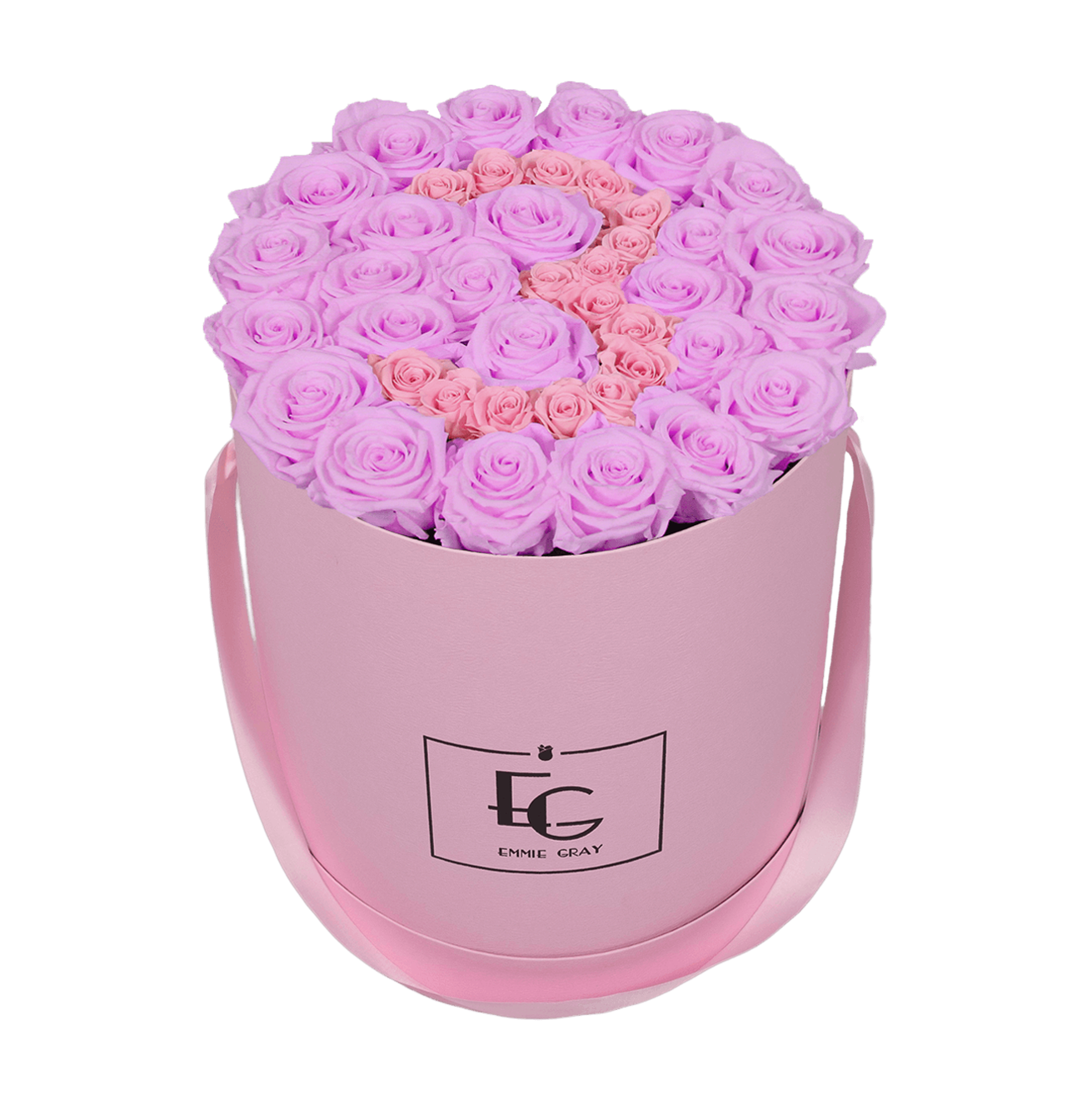 NUMBER INFINITY ROSEBOX | BABY LILLI & BRIDAL PINK | L
