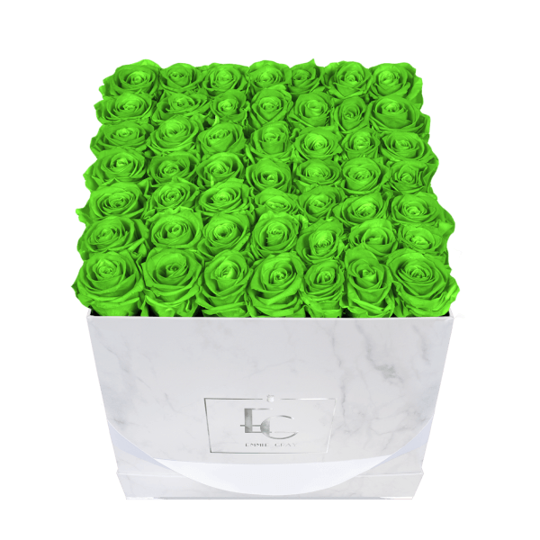 Classic Infinity Rosebox | Green Glow | L