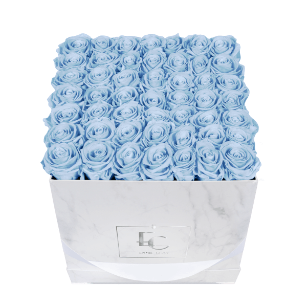 Classic Infinity Rosebox | Baby Blue | L