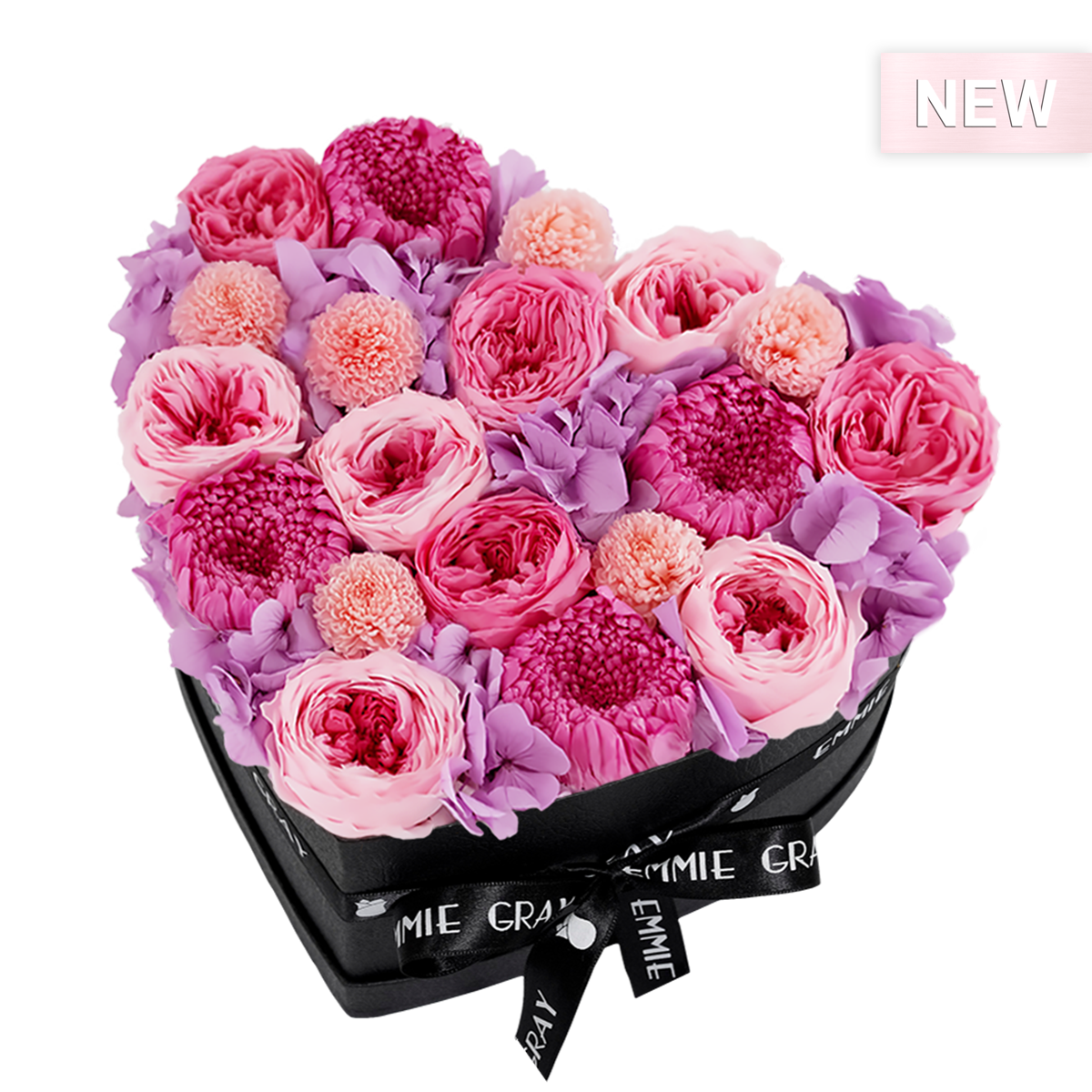 Mix Infinity Rosebox | Bridal Pink, Baby Lilli & Baby Pink | M