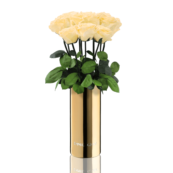 Classic Vase Set | Champagne | 10 ROSES