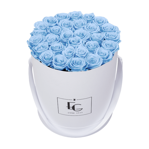 CLASSIC INFINITY ROSEBOX | BABY BLUE | L