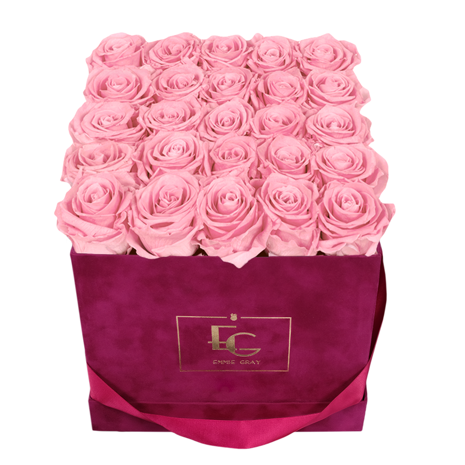 CLASSIC INFINITY ROSEBOX | BRIDAL PINK | M