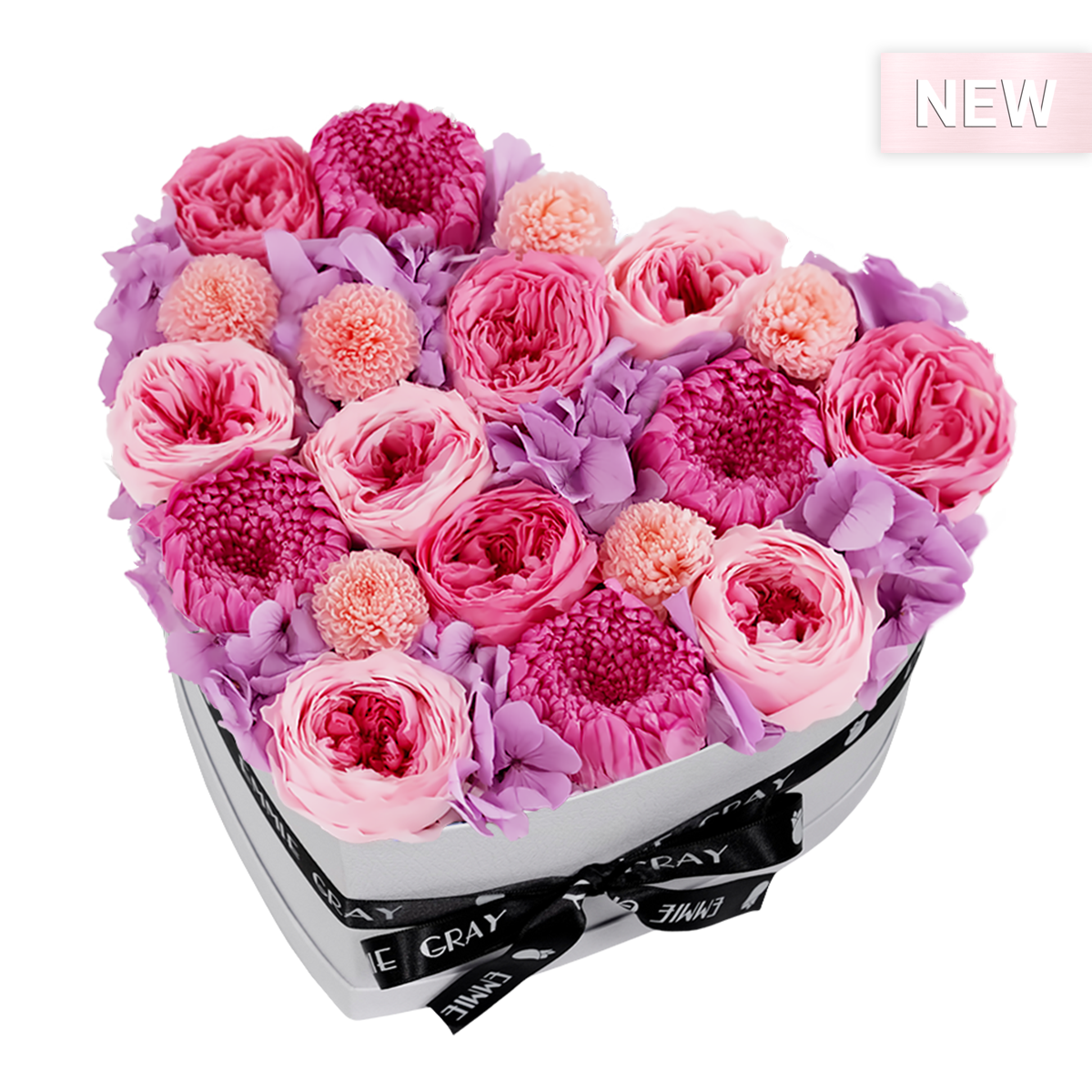 Mix Infinity Rosebox | Bridal Pink, Baby Lilli & Baby Pink | M